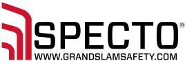 GRAND SLAM SAFETY 2 Black red logo white background WITH web address print use3